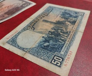 Billete 50 Pesetas España 1927