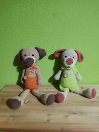 Muñecos de crochet para perros