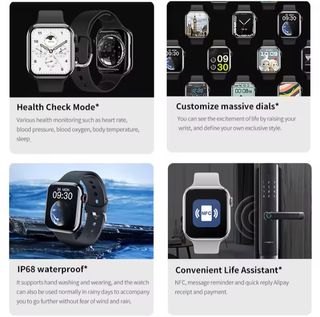Reloj Inteligente clon Apple Watch 9 (rosa)