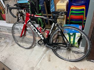 Bicicleta Cervelo S2 3T Talla 56 negra y roja