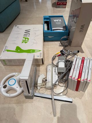 Nintendo Wii con Wii Fit y 7 juegos