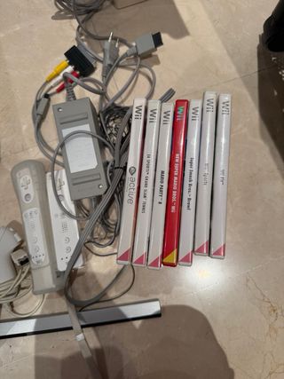 Nintendo Wii con Wii Fit y 7 juegos