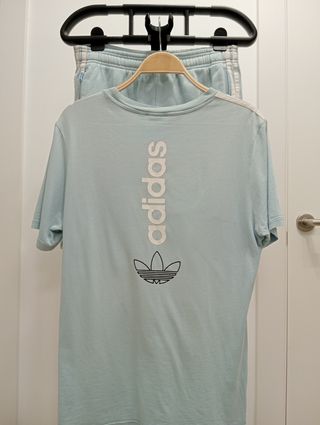 Conjunto Adidas Azul Talla XL de niño