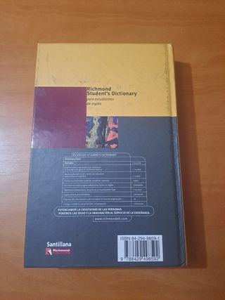 Richmond's student dictionary(esp-ing/ing-esp)