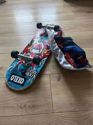 Skate Oxelo con protecciones