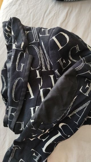 Casaco Blazer Cinoche Preto Letras