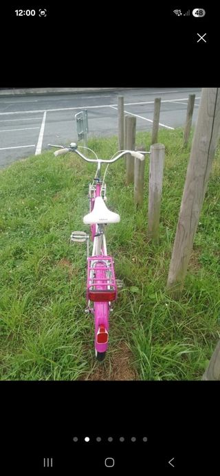 Bicicleta niñas rosa