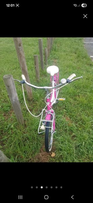 Bicicleta niñas rosa