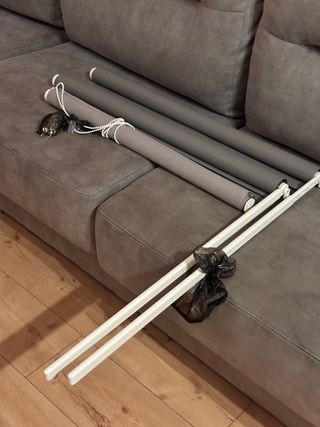 Estor opaco FRIDANS IKEA gris 