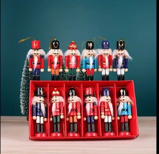 Cascanueces - adornos de navidad soldados regalo