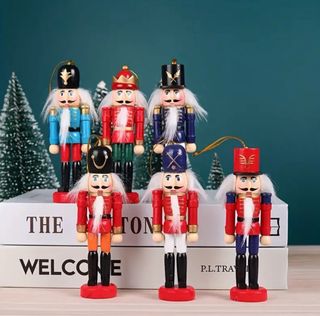 Cascanueces - adornos de navidad soldados regalo
