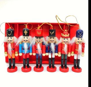 Cascanueces - adornos de navidad soldados regalo