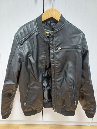 Chaqueta niño cuero sintético Talla 12/13