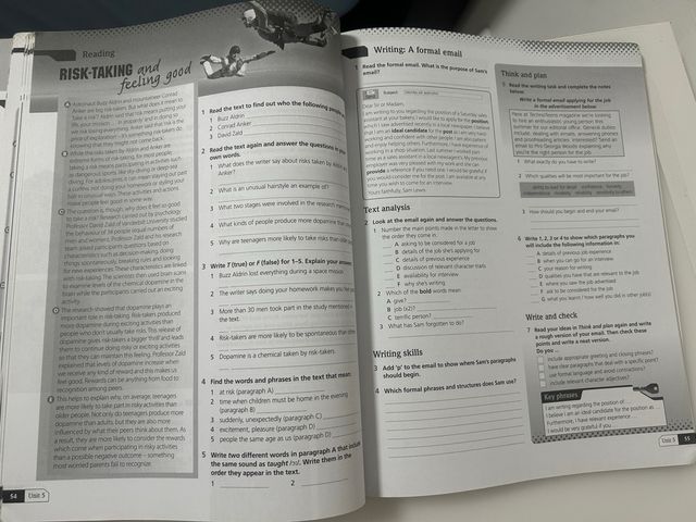 Key to Bachillerato 1. Workbook