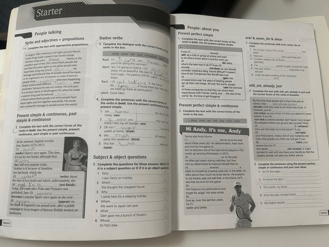 Key to Bachillerato 1. Workbook