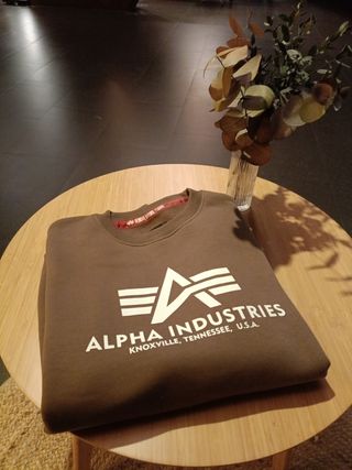 Sudadera Alpha Industries Marrón Talla M