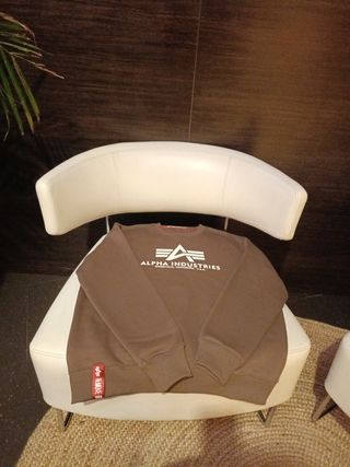 Sudadera Alpha Industries Marrón Talla M