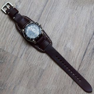 Correa de reloj estilo Bund Cuff 18-26mm
