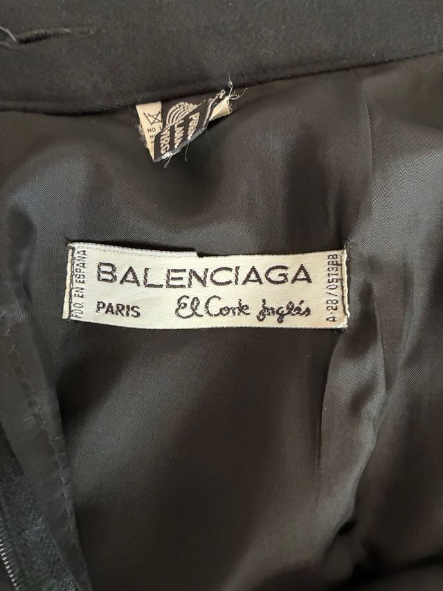 Saia Balenciaga Preta Tamanho 40