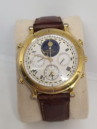 Seiko Moonphase Chronograph Quartz Reloj