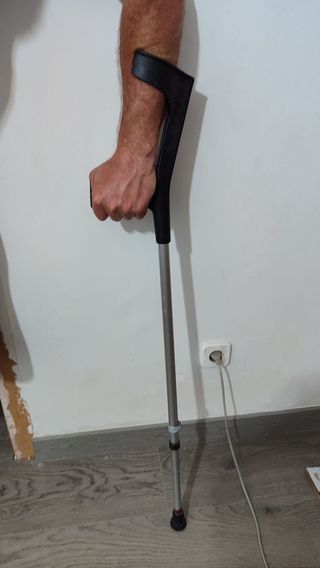 Baston codo aluminio ortopédico