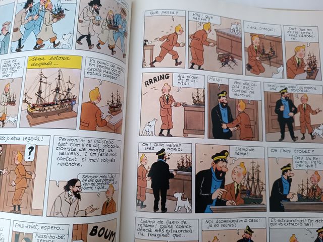 Comics Tintin Tapa dura