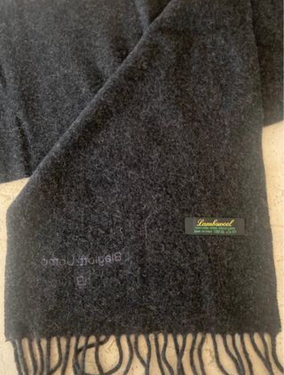 Sciarpa Biagiotti Uomo 100% Lana Nera