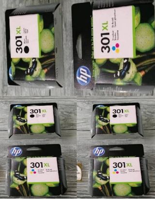 6 cartucce originali HP 301XL