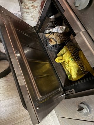 Cocina 3 fuegos gas butano con horno