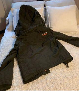 Abrigo Hollister Talla S Verde