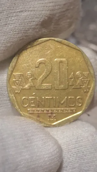 🇵🇪 Perú 2009 - 20 Céntimos muy escasa