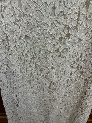 Vestido Zara encaje blanco corto lote