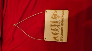 Targa Evolution Motocross Legno