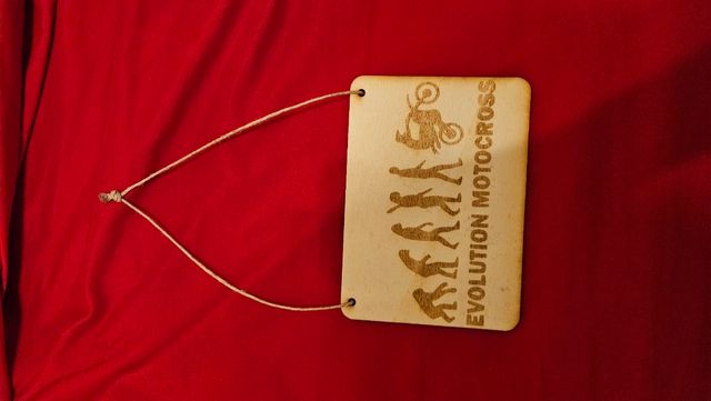 Targa Evolution Motocross Legno