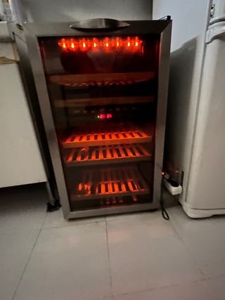 Cava de vinos vinobox 2 temperaturas