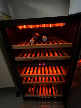 Cava de vinos vinobox 2 temperaturas