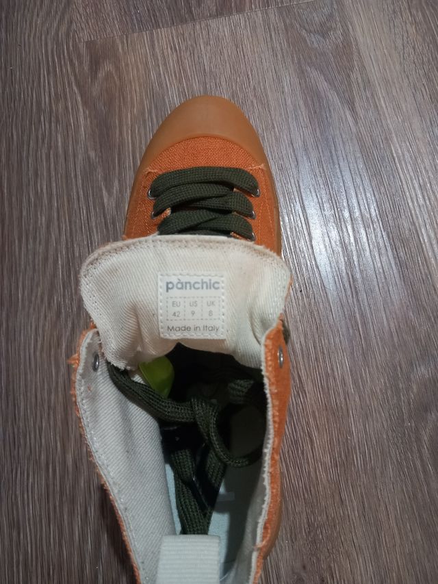 Zapatos Pànchic Naranja y Verde