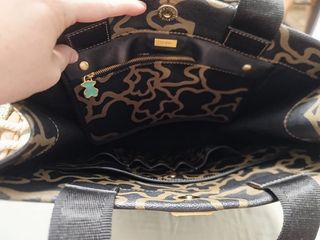 Bolso Tous Hombro Marrón Beige