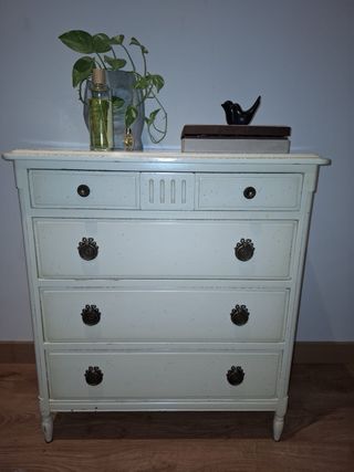 Muebles habitación blanco (1 comida y 2 mesillas)