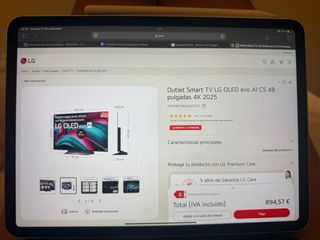 LG OLED evo AI C1 48 4K Smart TV