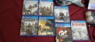 PS4 Assassin's Creed Syndicate + Guitar Hero Live