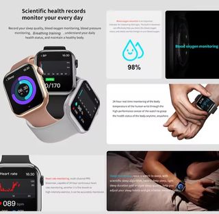 Reloj Inteligente clon Apple Watch 9 (Blanco)