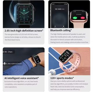 Reloj Inteligente clon Apple Watch 9 (Blanco)