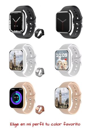 Reloj Inteligente clon Apple Watch 9 (Blanco)