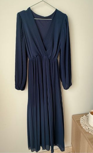 Vestido “Persia” azul marino.