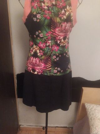 Vestido recto estampado floral