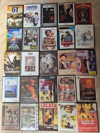 Lote 1, elegir Películas dvd, 6 x 10 euros