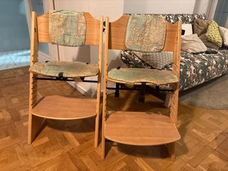 2 tronas evolutivas de madera
