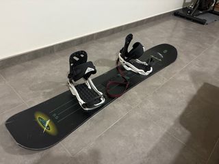 Tabla Snow Burton 55 + Fijaciones Salomon