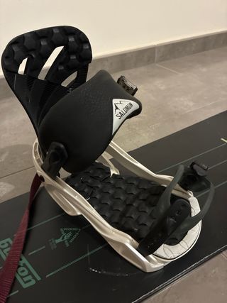 Tabla Snow Burton 55 + Fijaciones Salomon